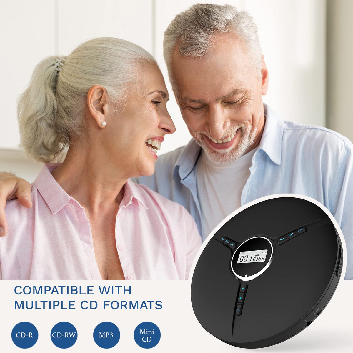 Portable CD Player with Headphones P37846