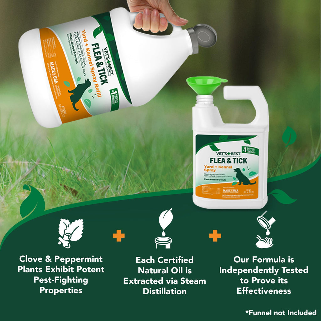 Flea & Tick Mosquito Yard & Kennel Spray for Dogs, 32 oz Q33532