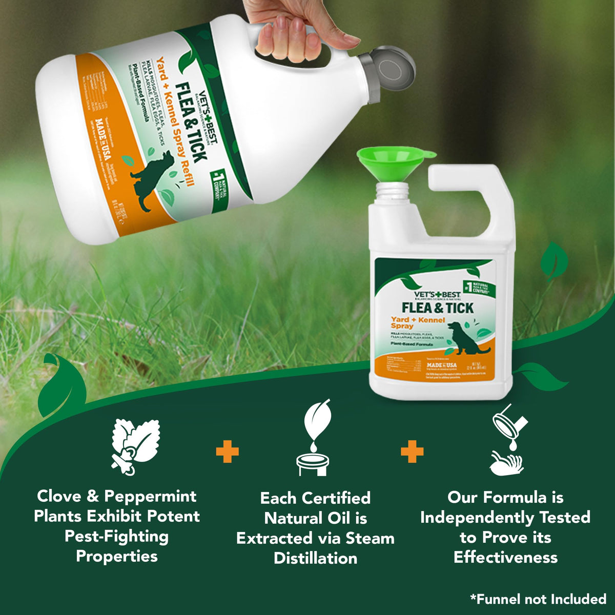 Flea & Tick Mosquito Yard & Kennel Spray for Dogs, 32 oz Q33532