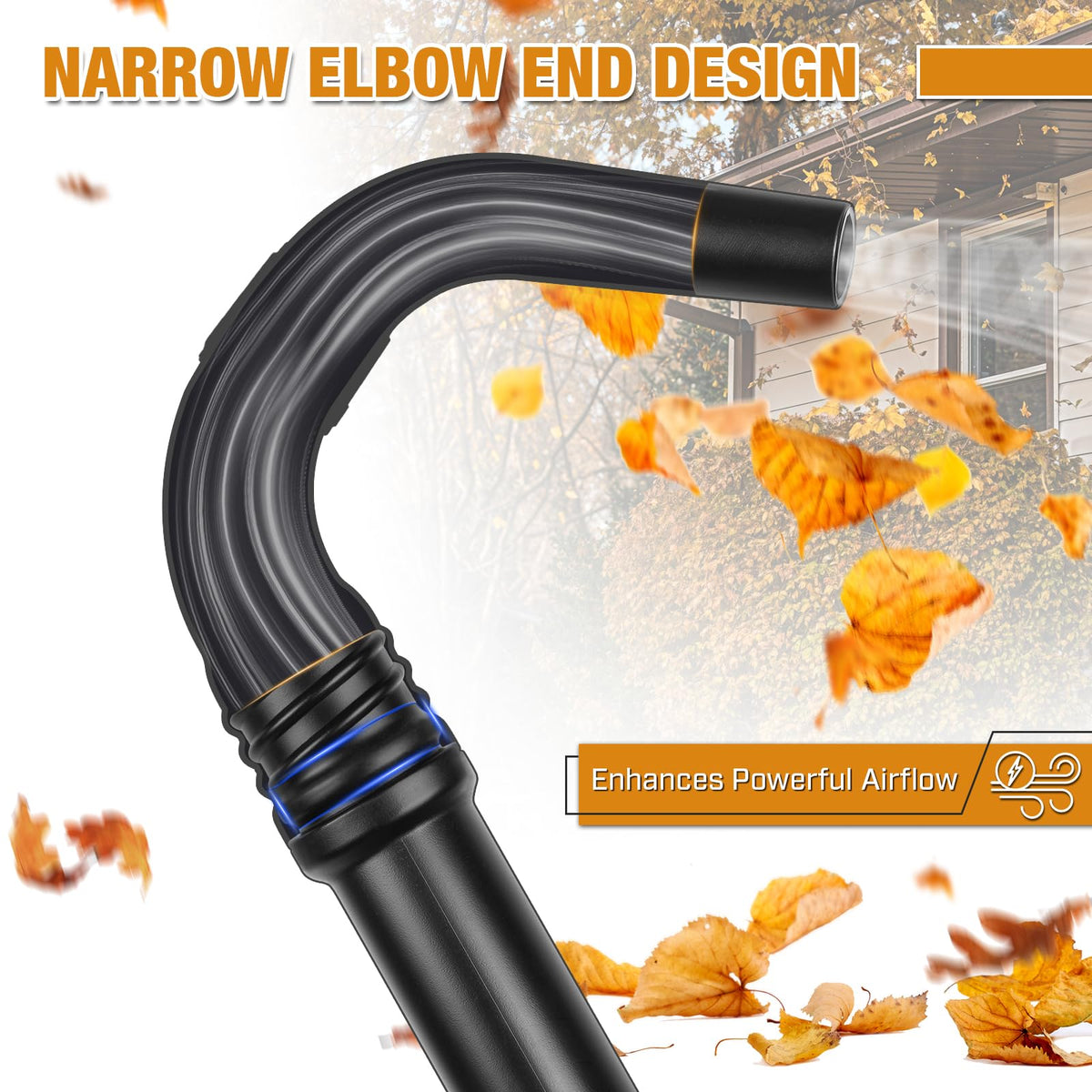 Leaf Blower Attachment with Reflector H676