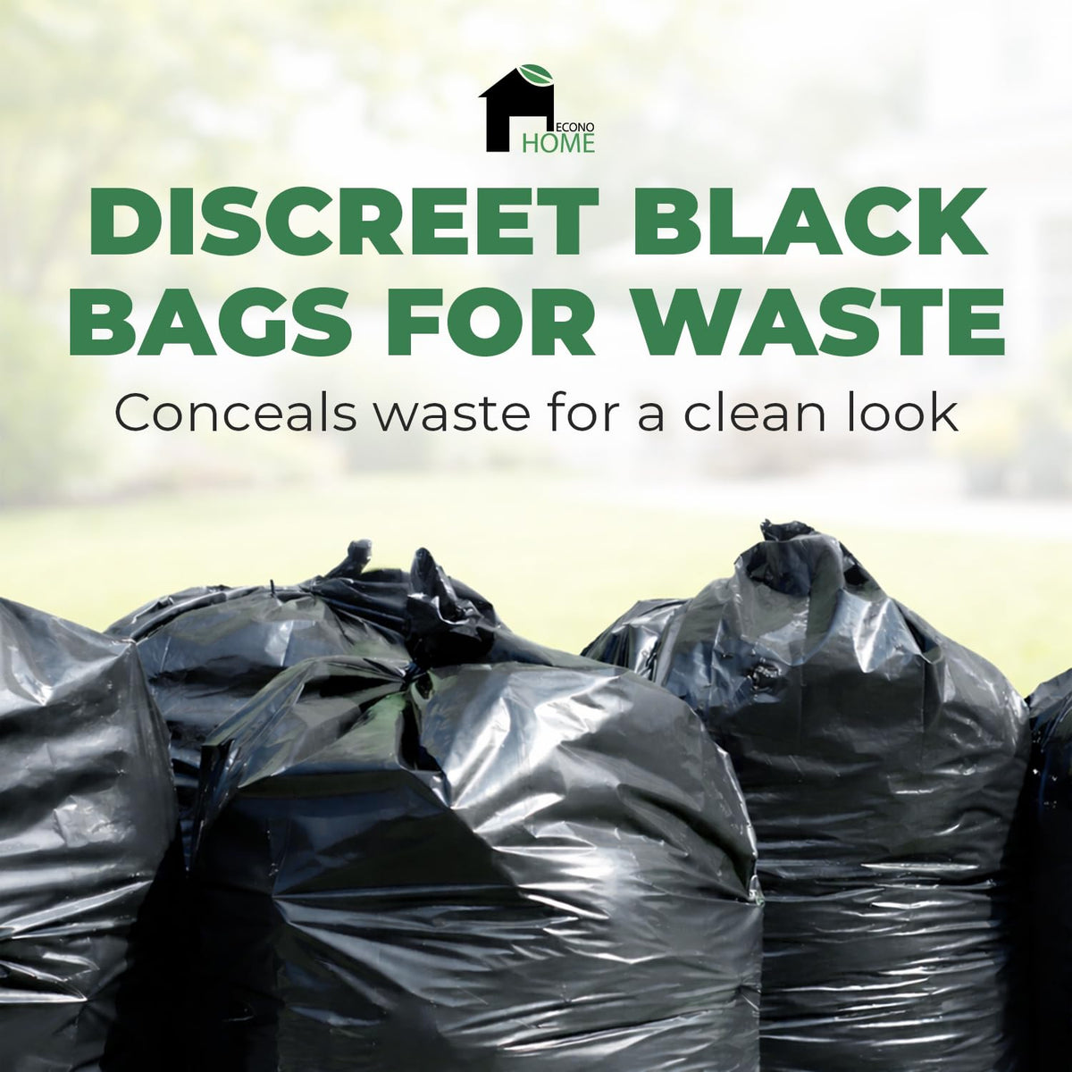 Heavy Duty 2.8 Mil 55-60 Gallon Trash Bags 50 Count M33286