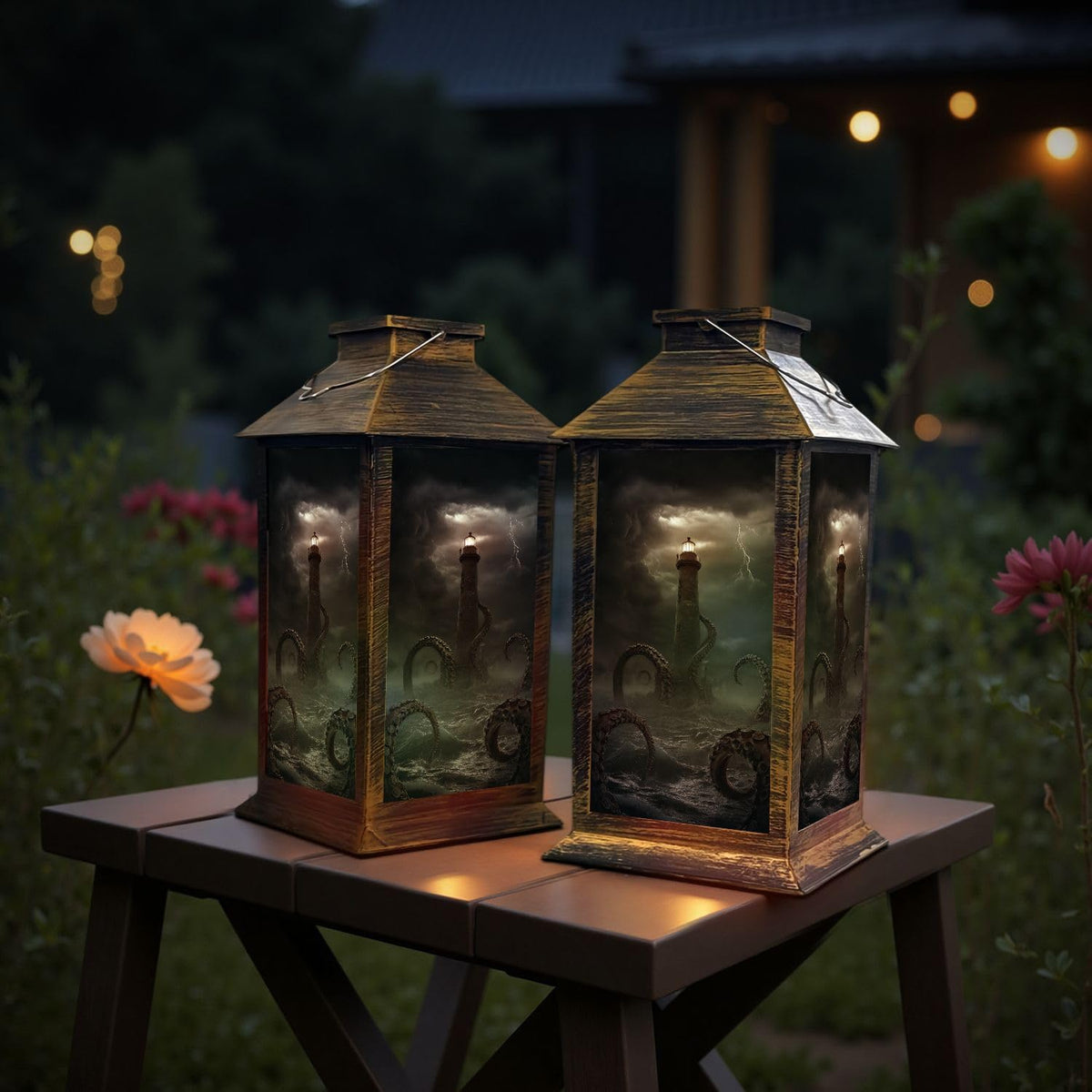 Waterproof Solar Powered Outdoor Hanging Lantern P965