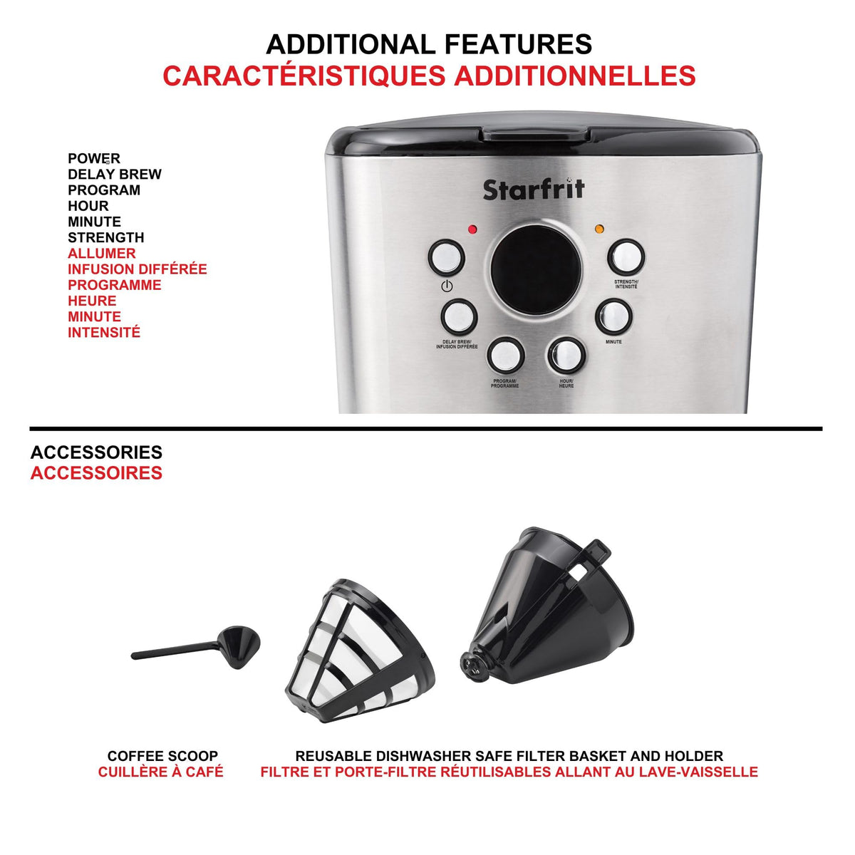 Programmable 12 Cup Stainless Steel Coffee Maker A256274