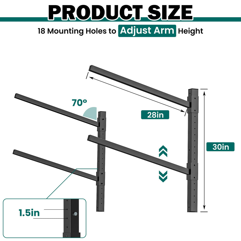 Wall Mounted Kayak Storage Rack E171830