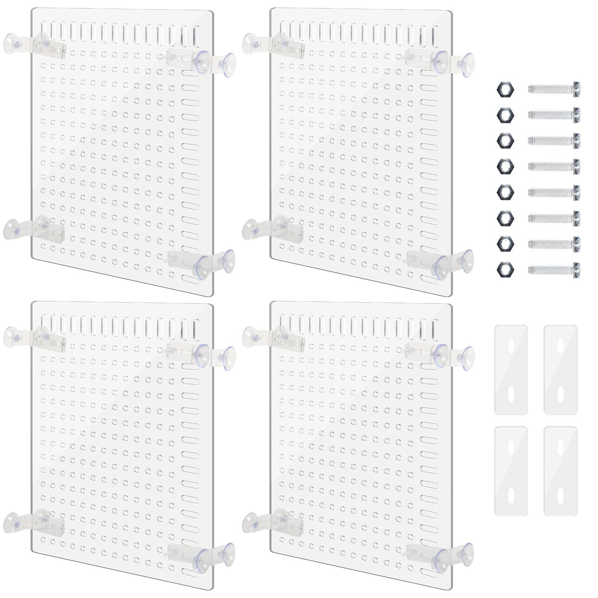 4 Set Acrylic Aquarium Divider Fish Tank Panels C412457