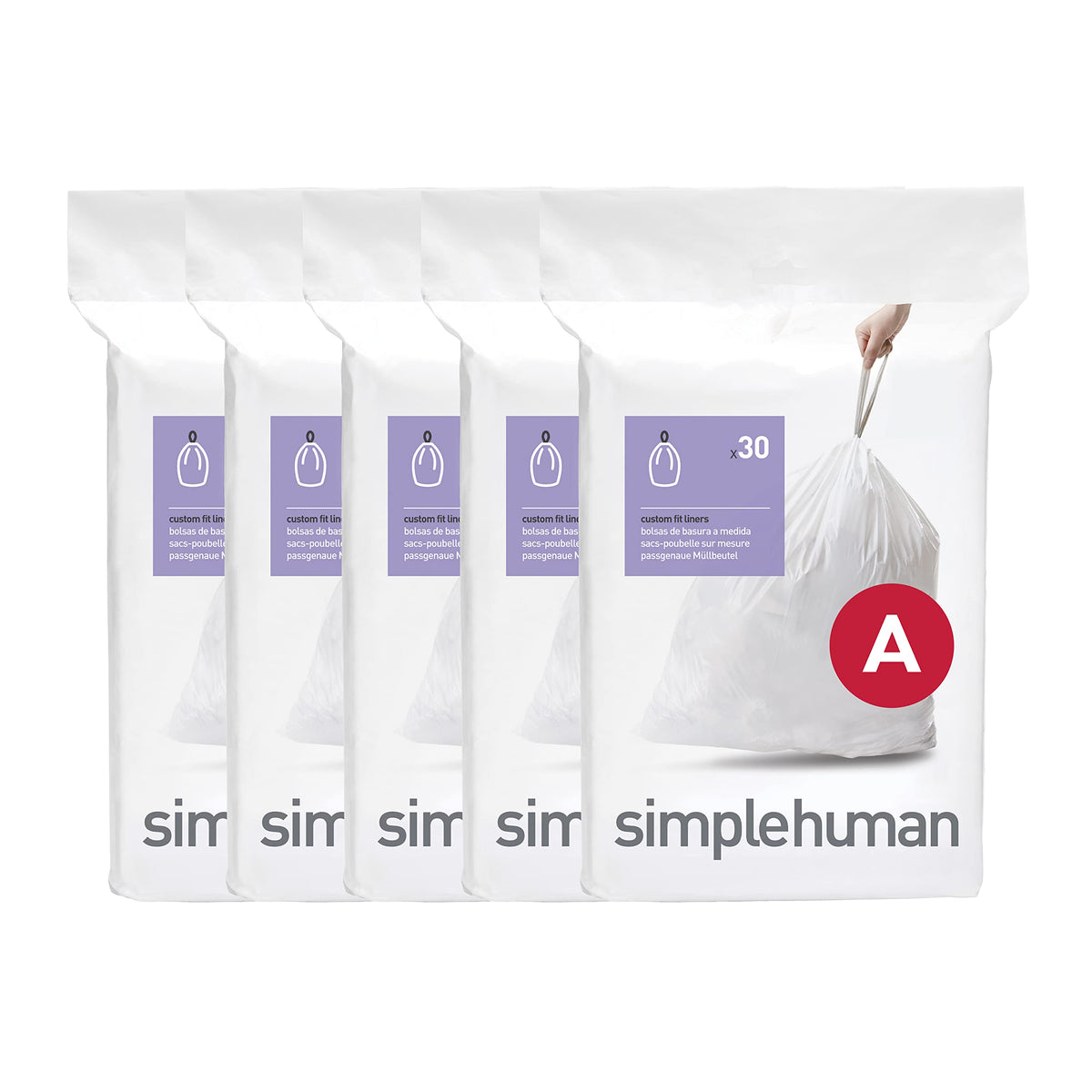 150 Count Drawstring Kitchen Trash Bags Y518361