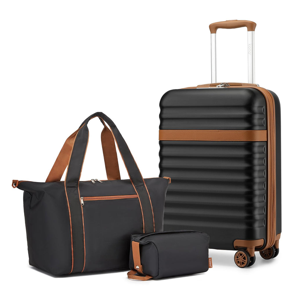 Black 20in Expandable Hardshell Carry-On Q4124