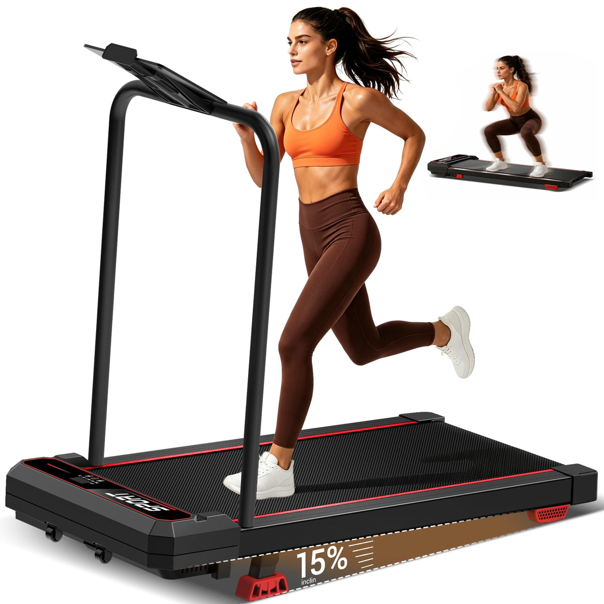 Walking Pad with Vibration Plate Q362