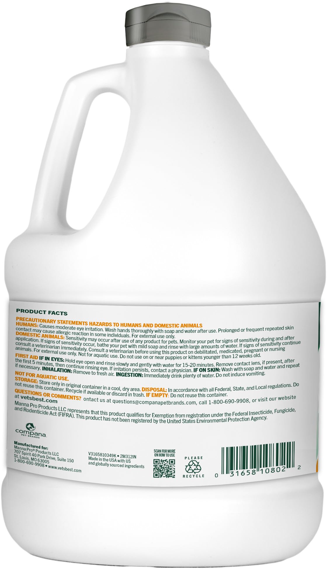 Flea & Tick Mosquito Yard & Kennel Spray for Dogs, 32 oz Q33532