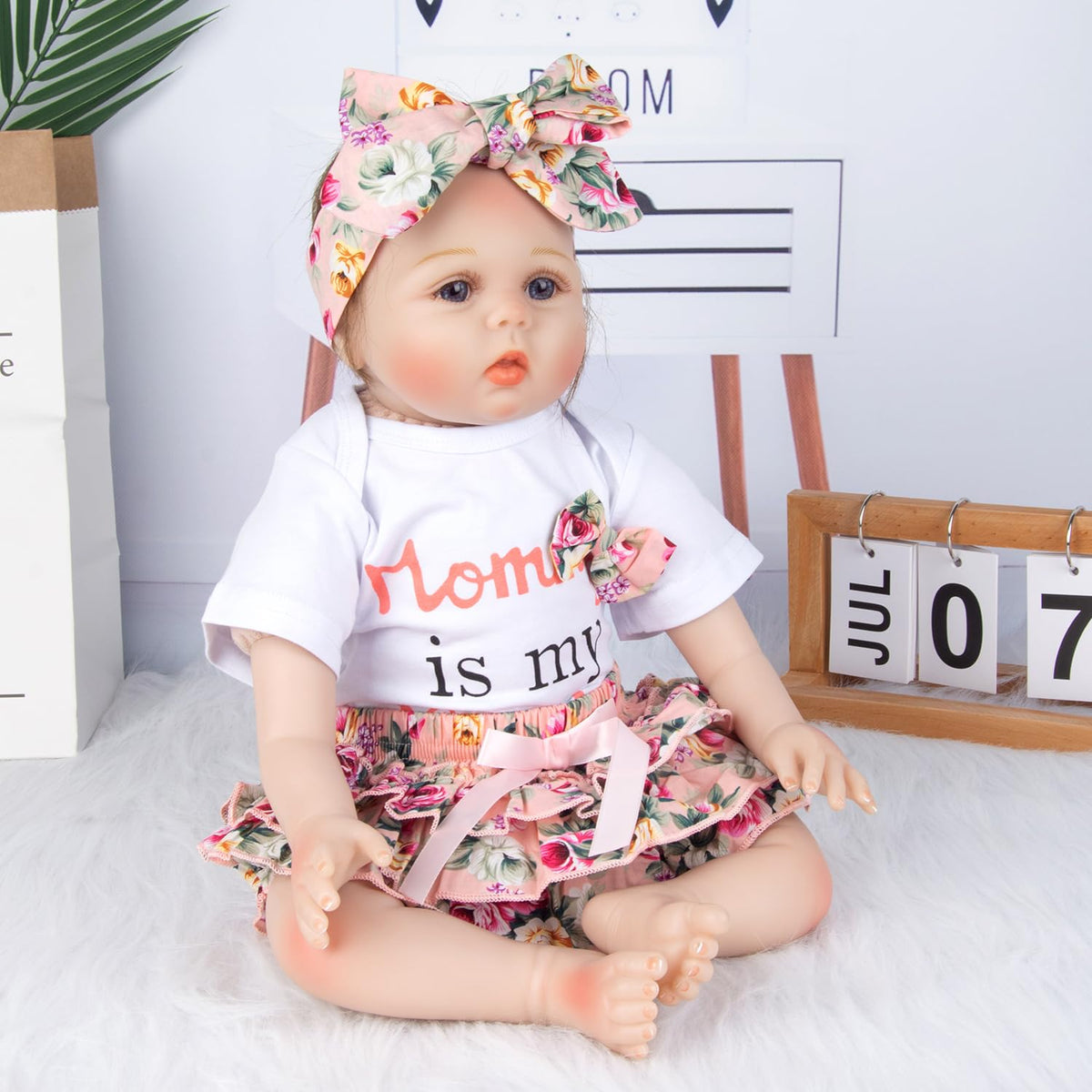 Baby Doll Clothes 20-22 Inch Girl Outfits Pleated Skirt J77452