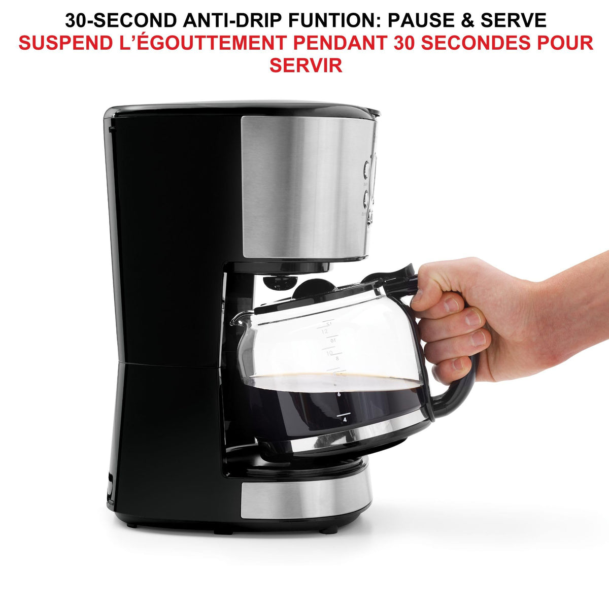 Programmable 12 Cup Stainless Steel Coffee Maker A256274