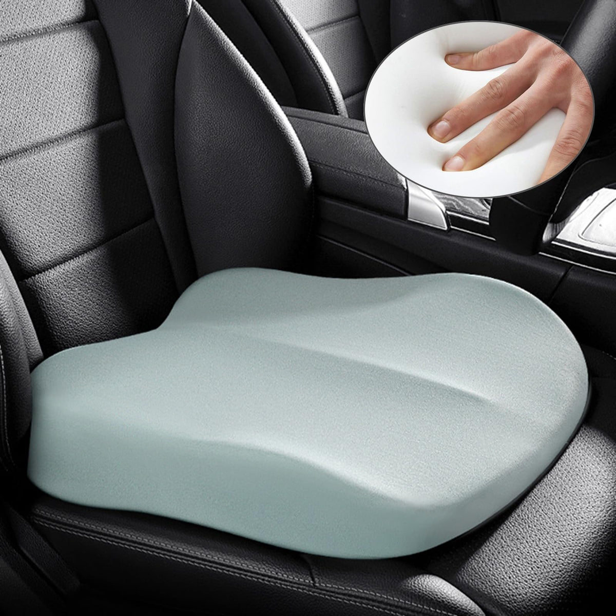 Washable Non-Slip Backless Booster Car Seat T1088