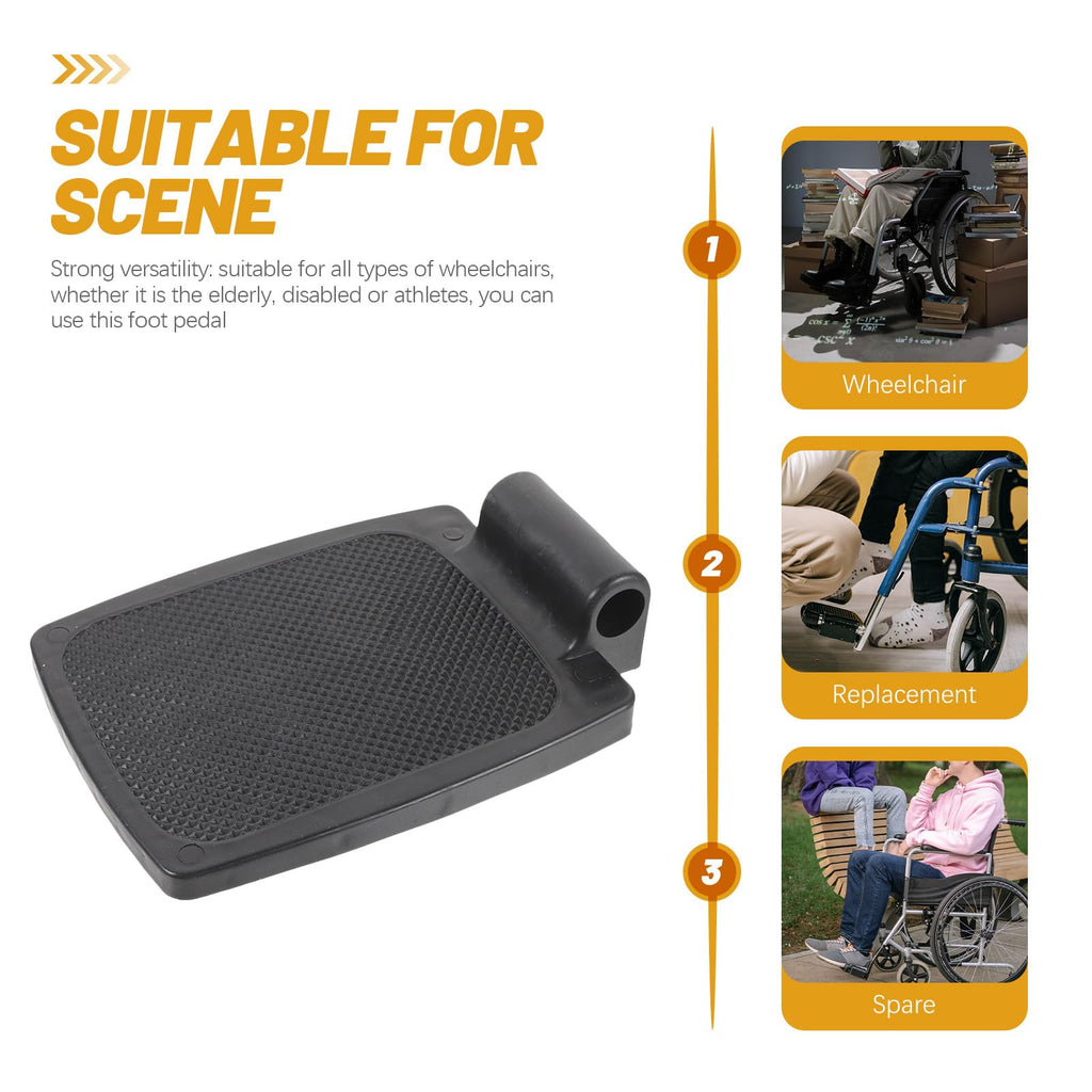 Wheelchair Footrest Pair Plastic Footplates I599793