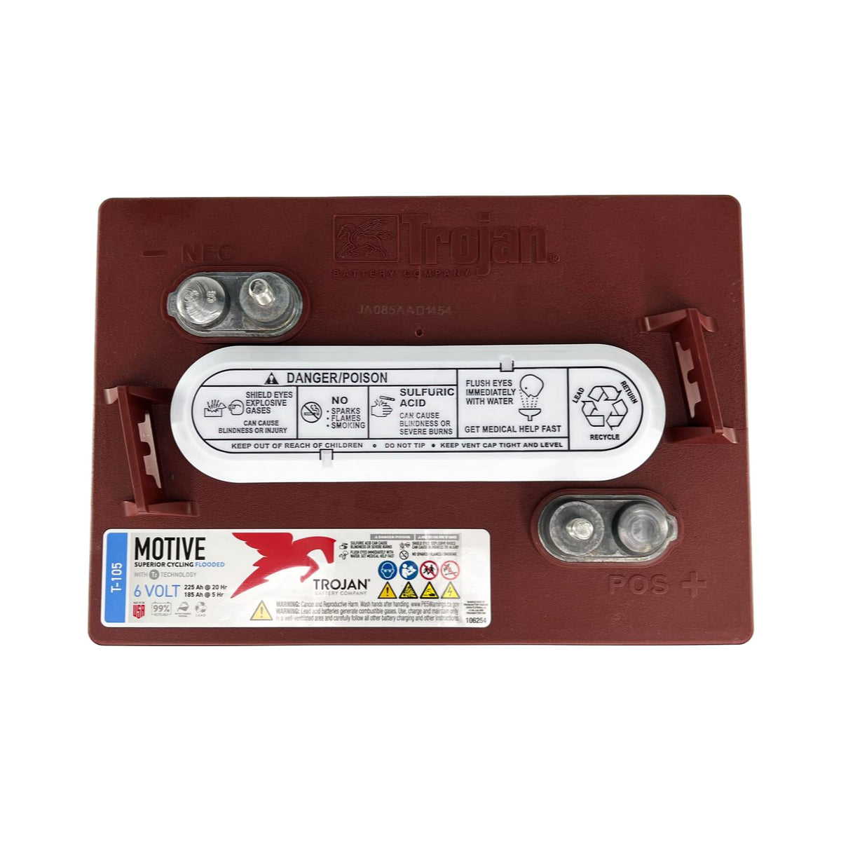 6V 225Ah Deep-Cycle Flooded Battery Pack of 4 O326260