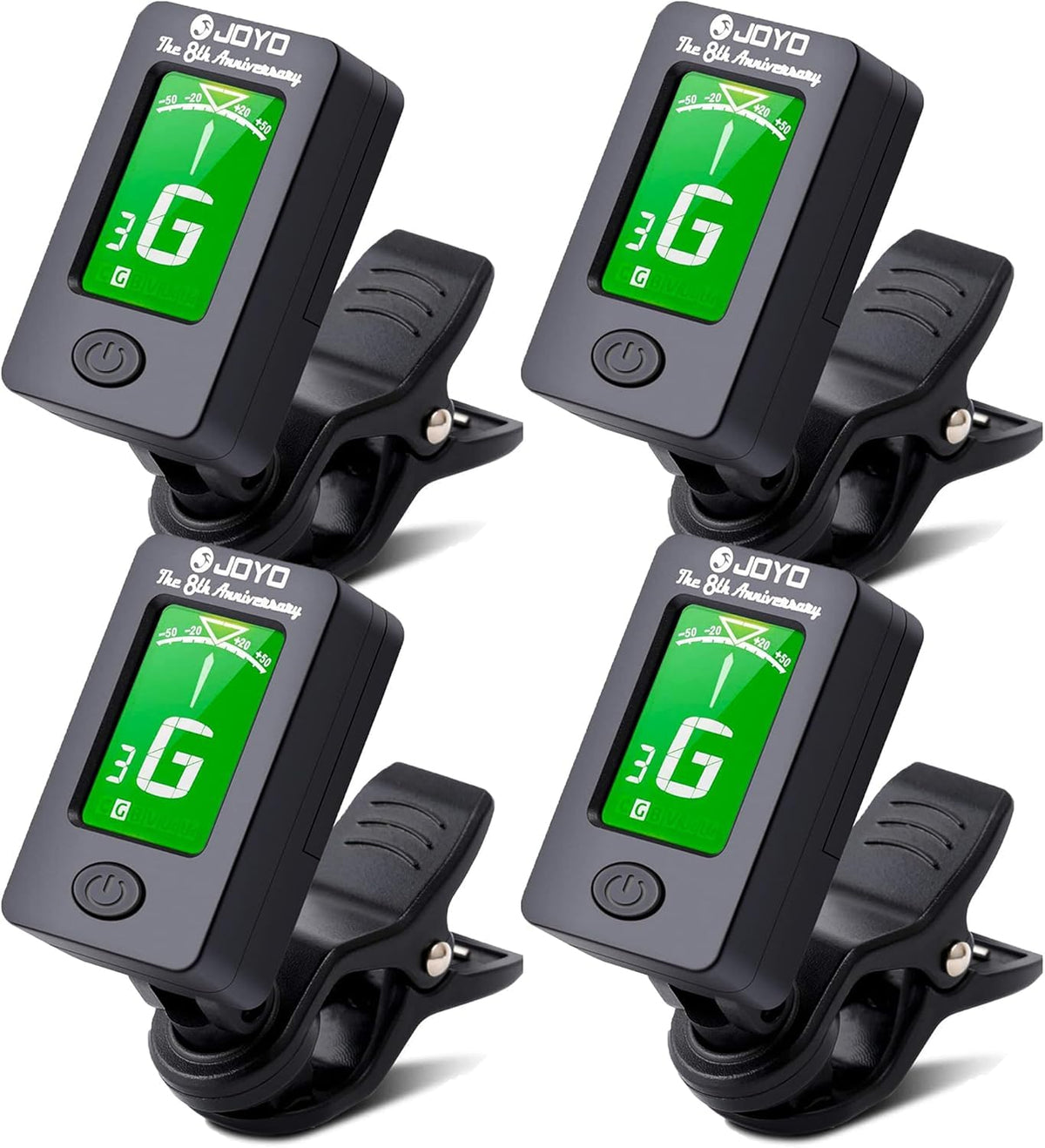 Clip on Chromatic Tuner 4PCS Black I438786