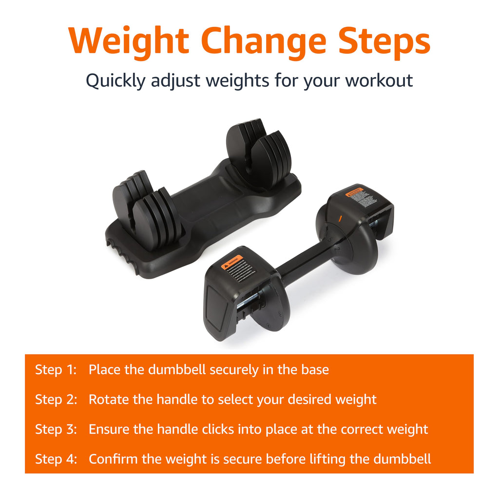 Adjustable Dumbbell, 25 lb W612