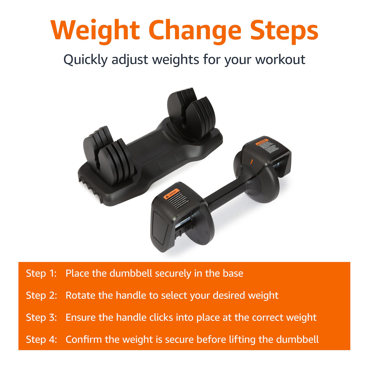 Adjustable Dumbbell, 25 lb W612