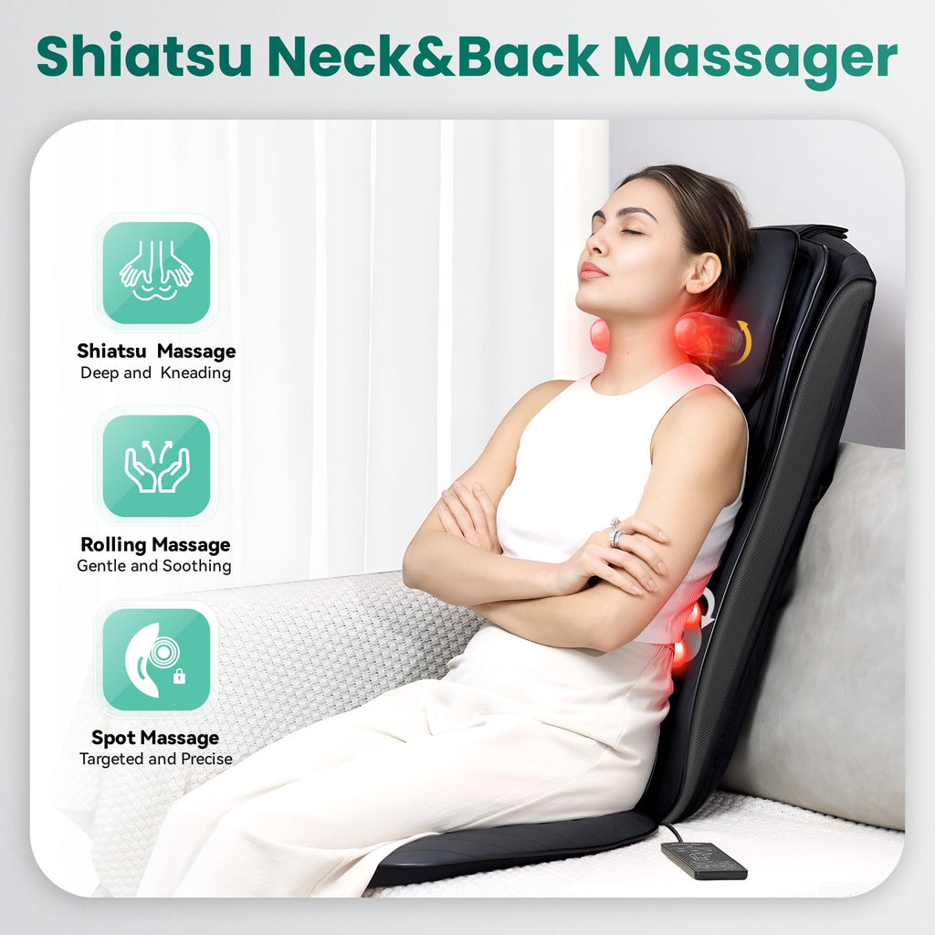 Shiatsu Neck Back Massager with Heat B40545