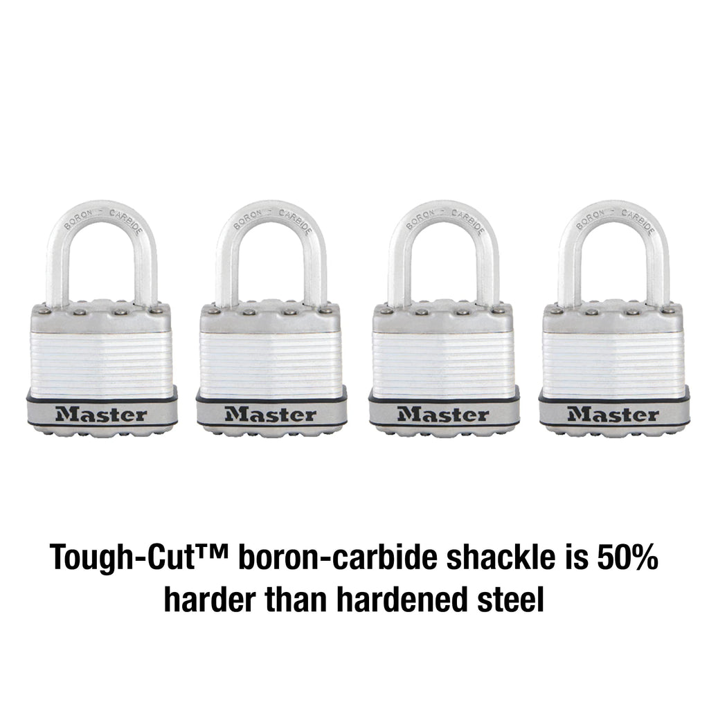 Heavy Duty Keyed-Alike Padlock 4 Pack E83420