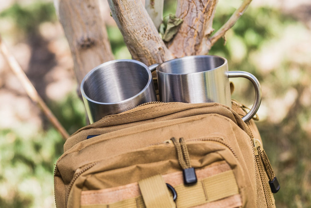 15 oz Double Wall Stainless Steel Insulated Mug Set of 2 H975