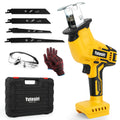 Cordless Reciprocating Saw, 0-3000SPM Variable Speed, 4 Saw Blades M748
