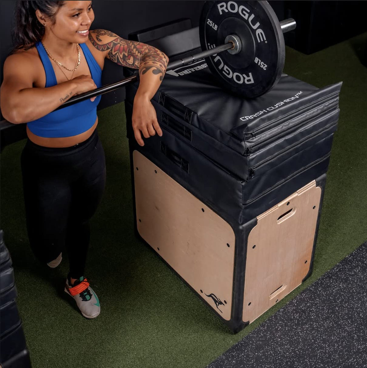 3 in 1 Foam and Wood Plyometric Box P1042