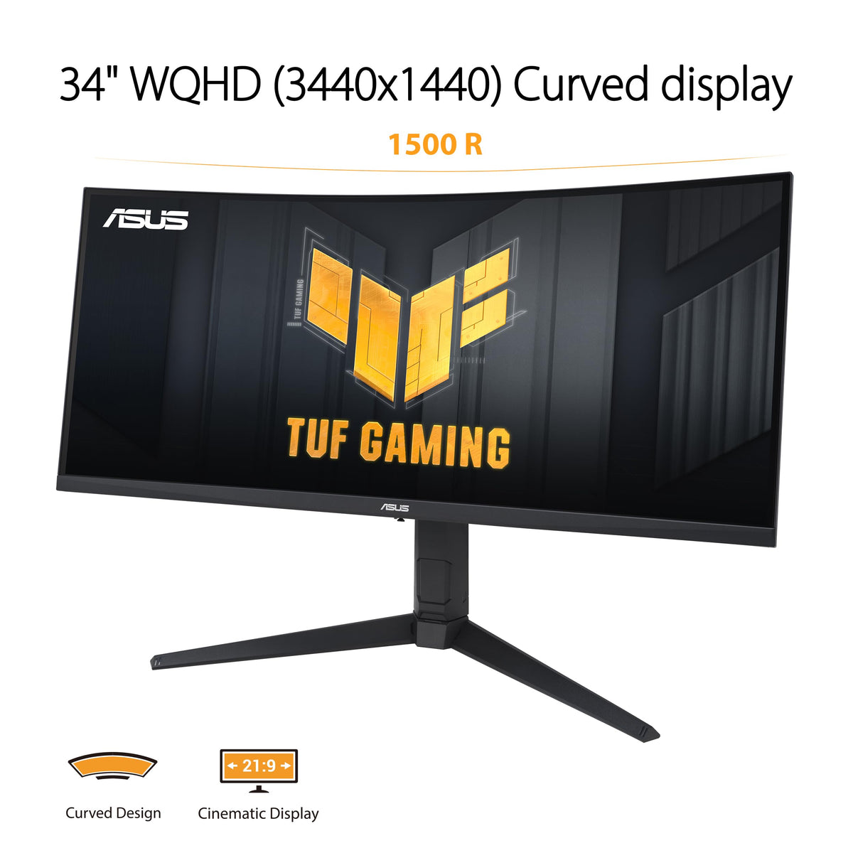 34” 1440P Curved Gaming Monitor Y189378