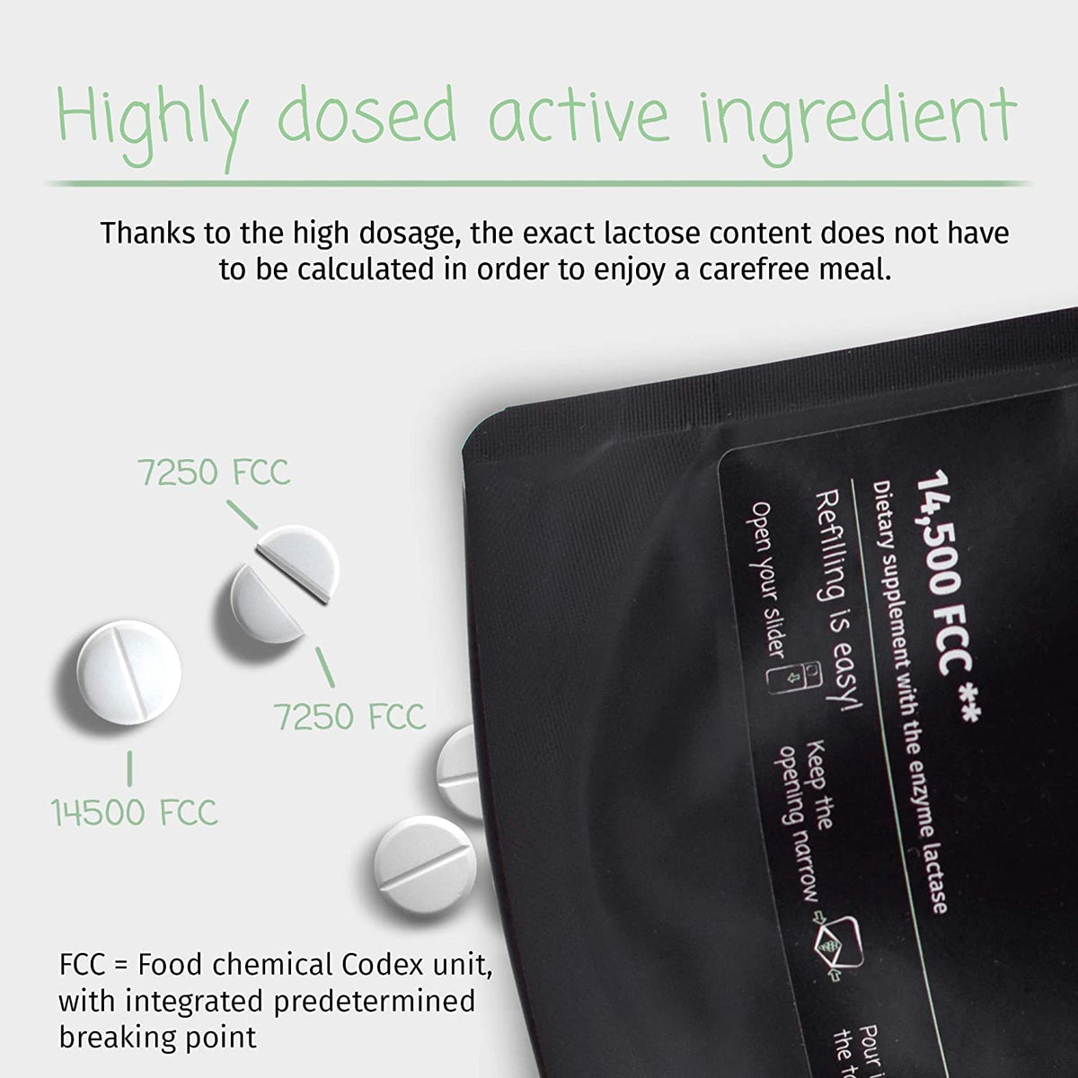 240 Pieces Vegan Lactase Pills P69767