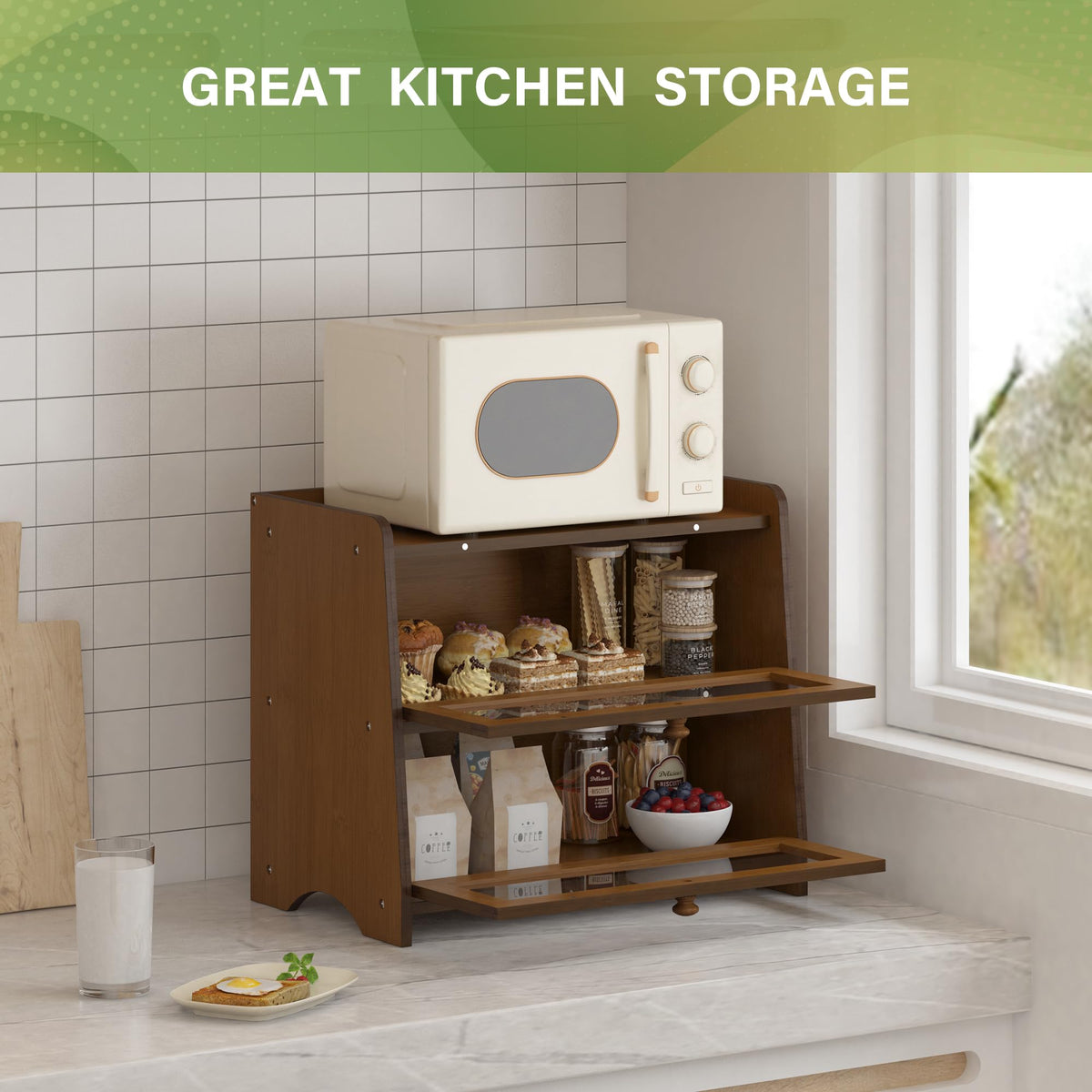 Double Layer Bread Box S7160