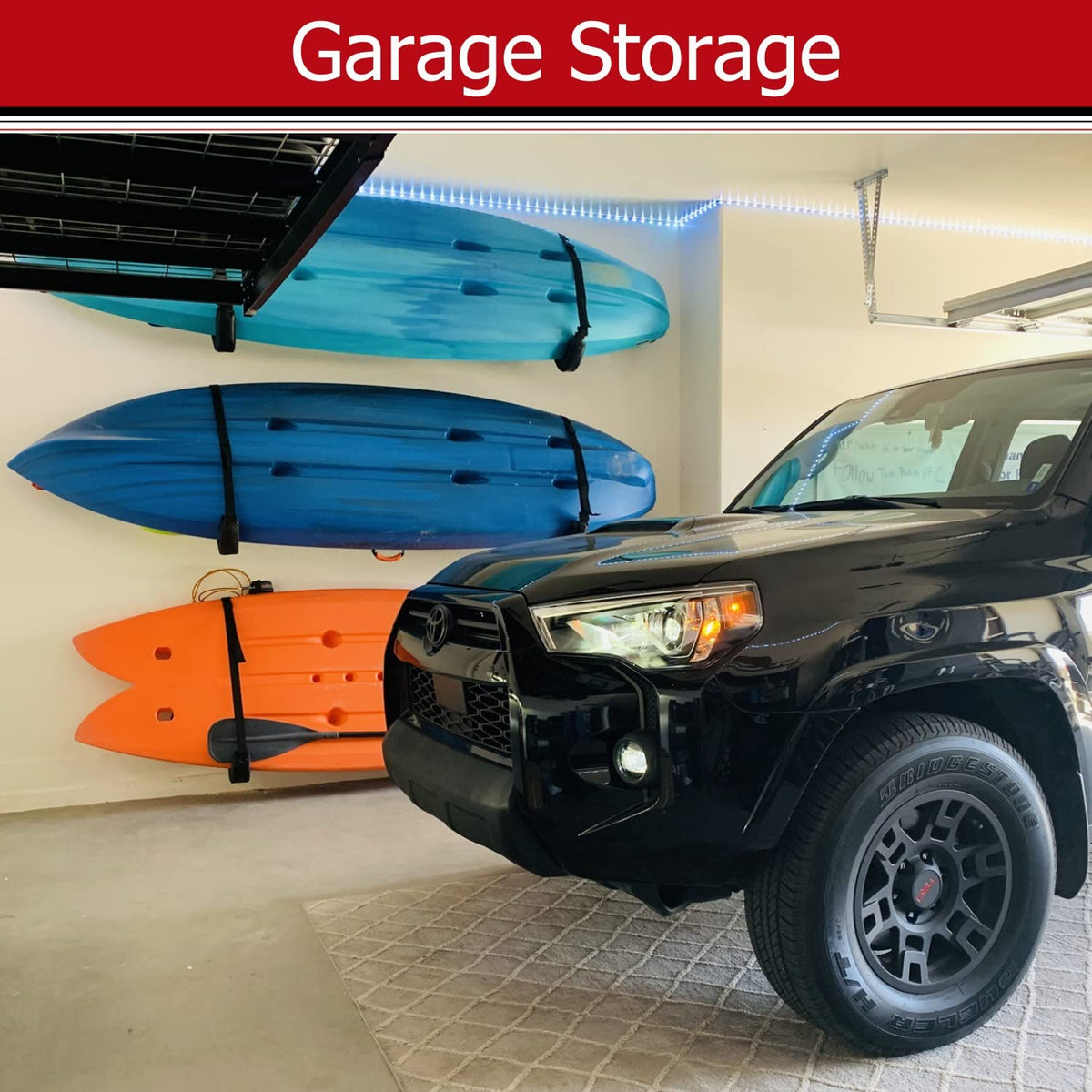 Wall Mount Kayak Storage Hooks U95644
