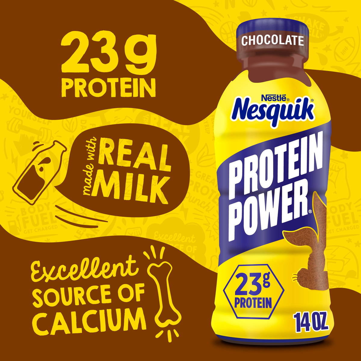 Chocolate Milk Drink 14 Fl Oz 12 Pack F1373