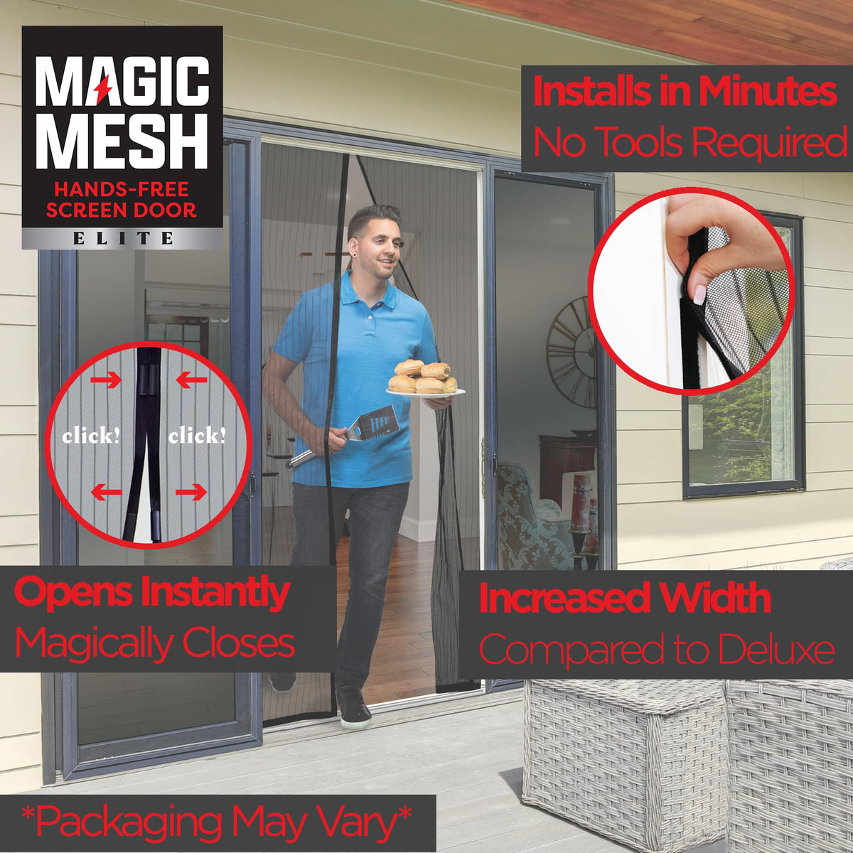 Magnetic Screen Door up to 39 x 83 Inches U60840