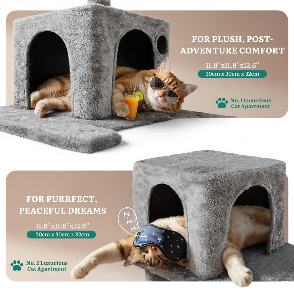 75-Inch Tall Multi-Level Cat Tree R89015