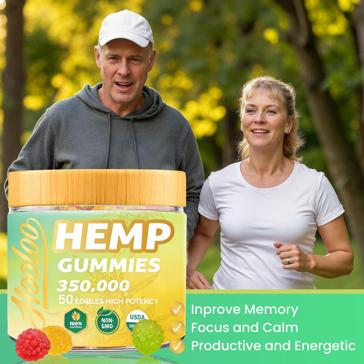 Fruity Hemp Gummies 2 Packs O41071