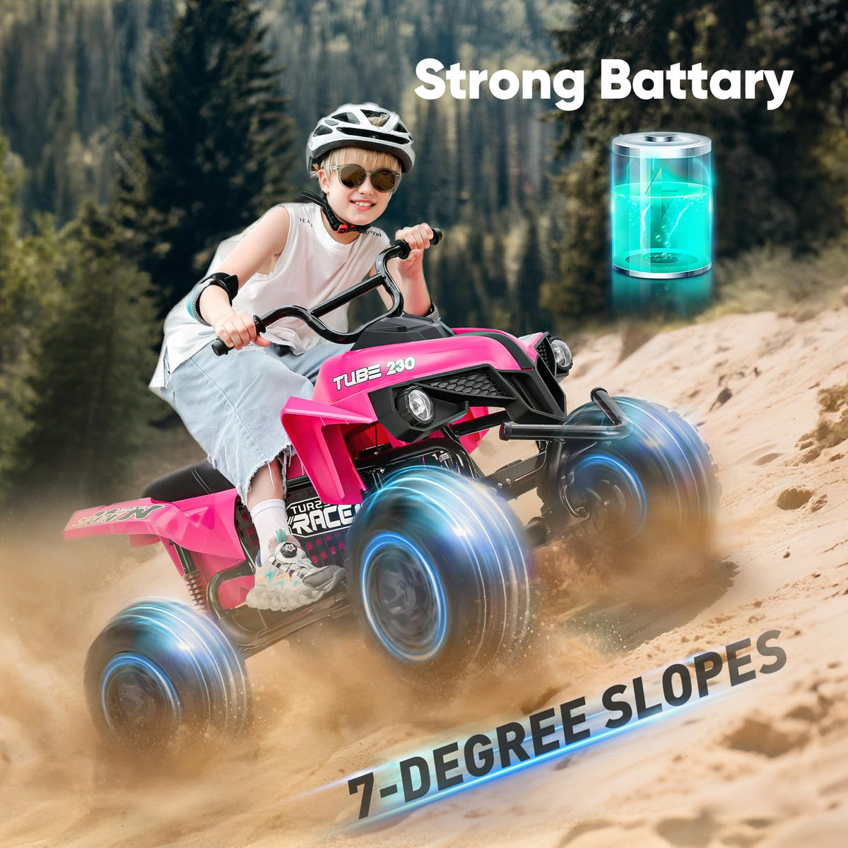24V 2 Seater 4WD Ride on ATV P167492