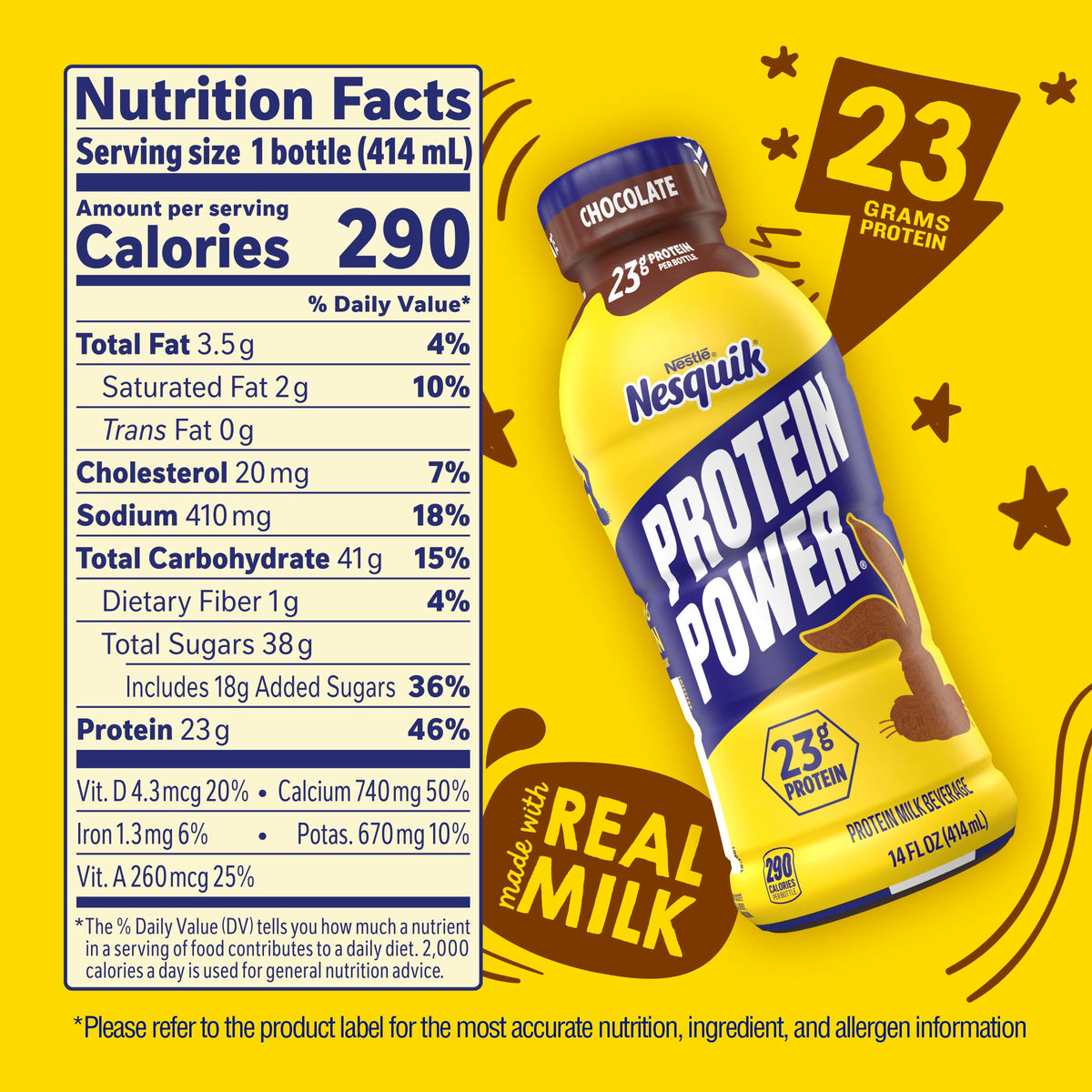 Chocolate Milk Drink 14 Fl Oz 12 Pack F1373