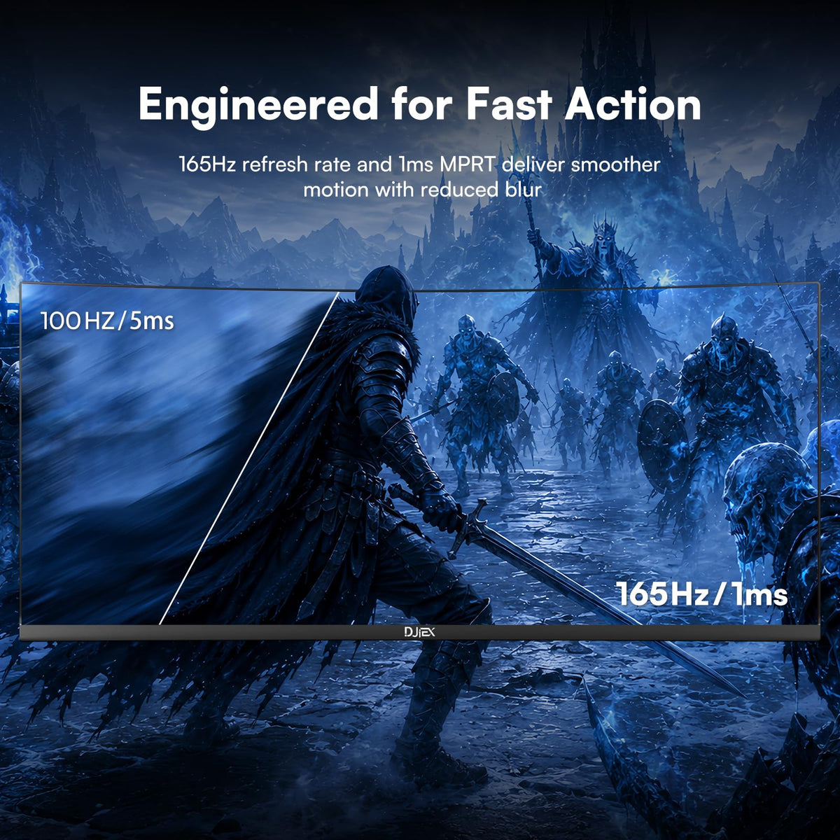 34 Inch Ultrawide Curved Gaming Monitor WQHD 165Hz 1500R V32575