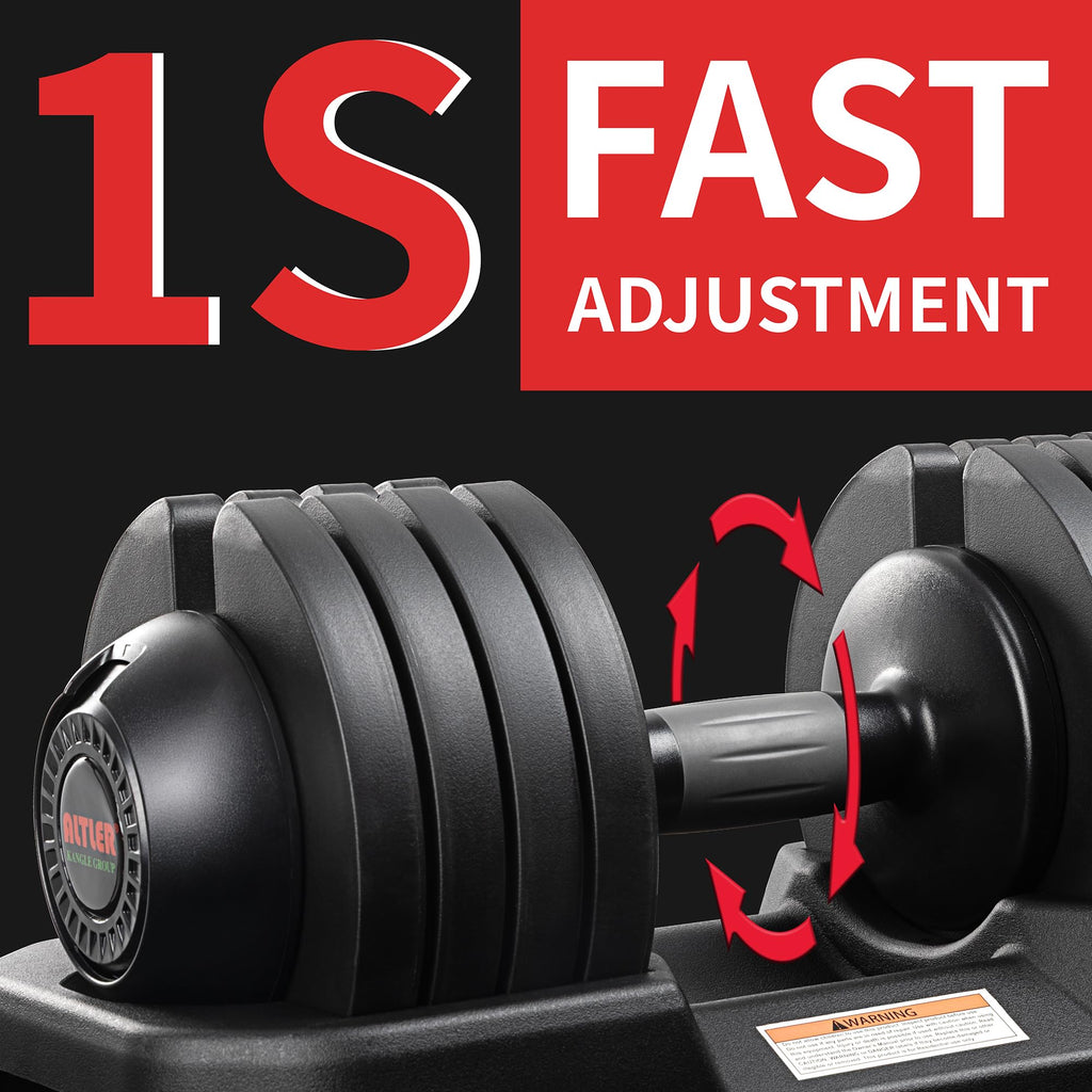 Adjustable Dumbbell Set with Tray K1043