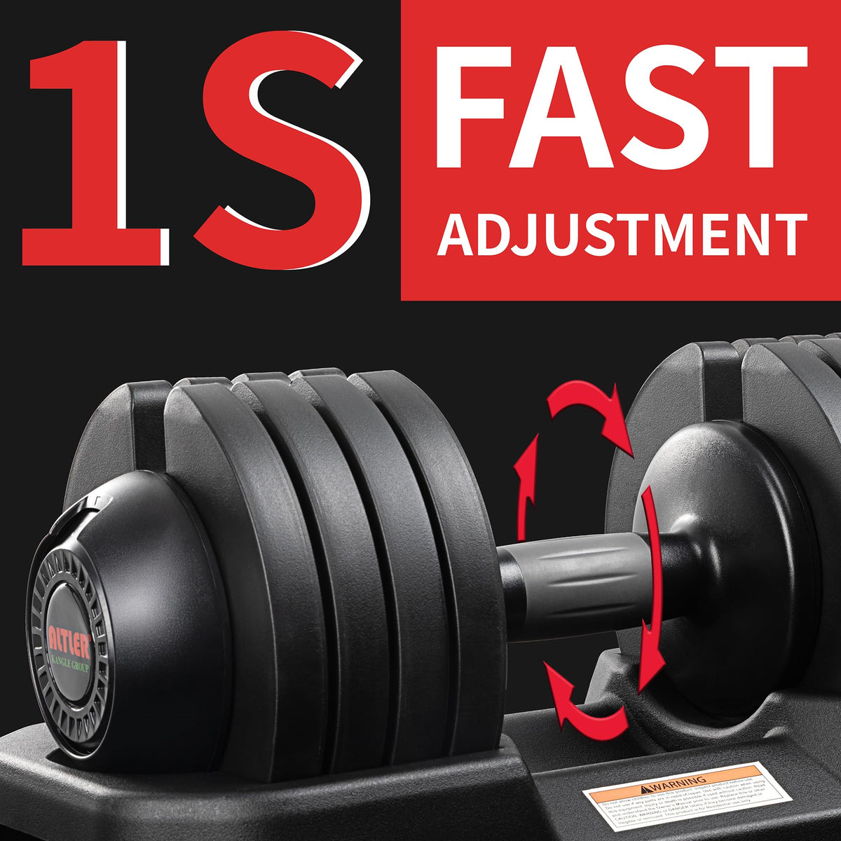 Adjustable Dumbbell Set with Tray K1043