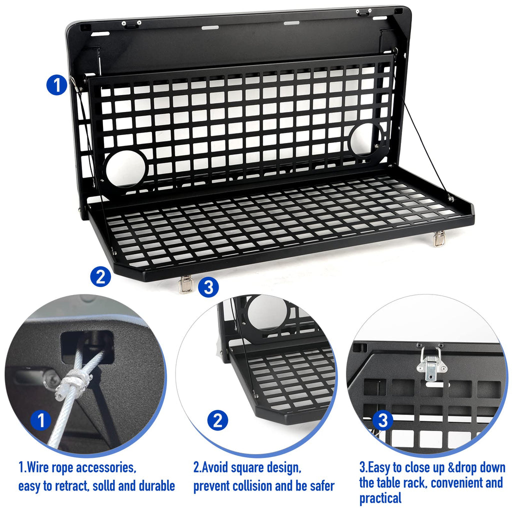 Foldable Aluminum Alloy Tailgate Table B243