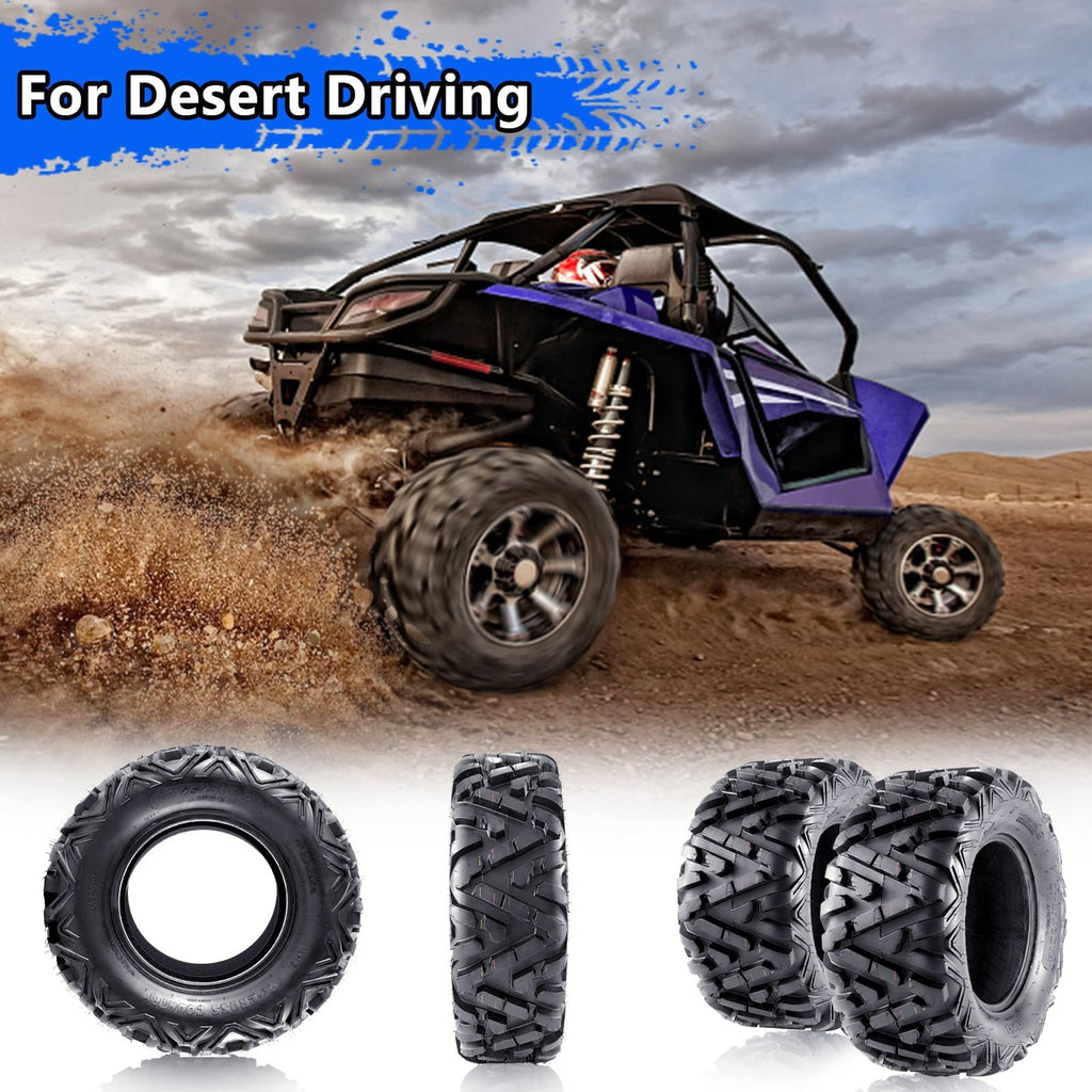 2 Pack 19x7-8 Tubeless All Terrain ATV Tires W5001