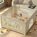 50"x50" Foldable Baby Playpen with Mat F239