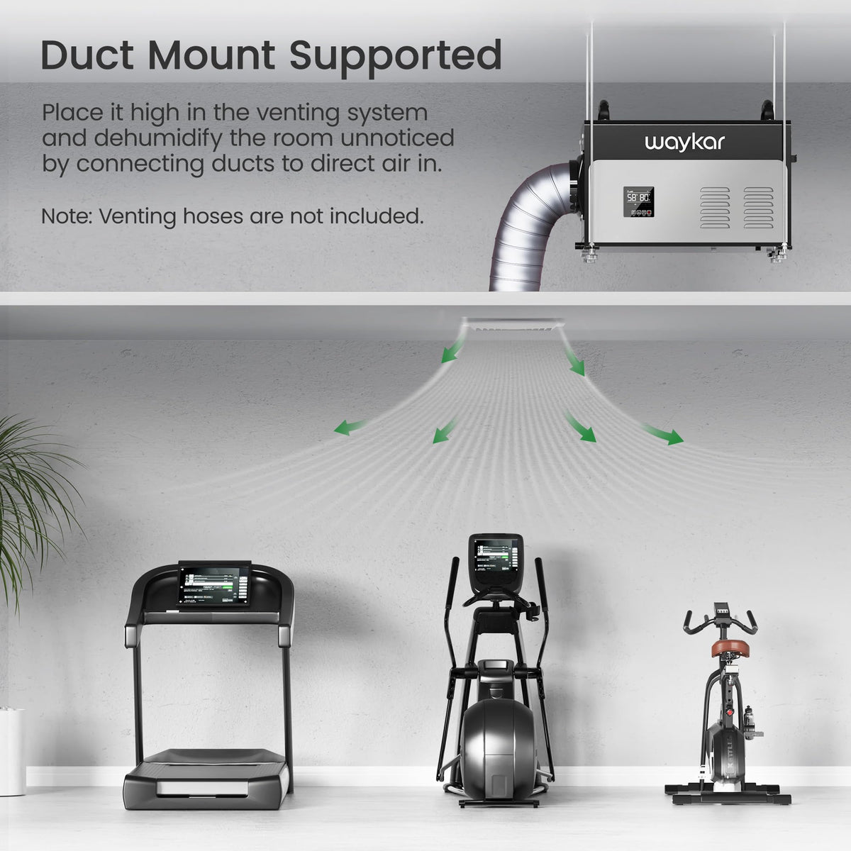 130 Pints Commercial Dehumidifier with Pump & Drain Hose V831827