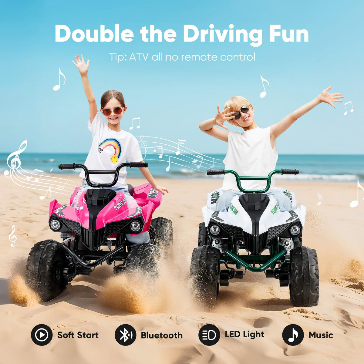 24V 2 Seater 4WD Ride on ATV P167492