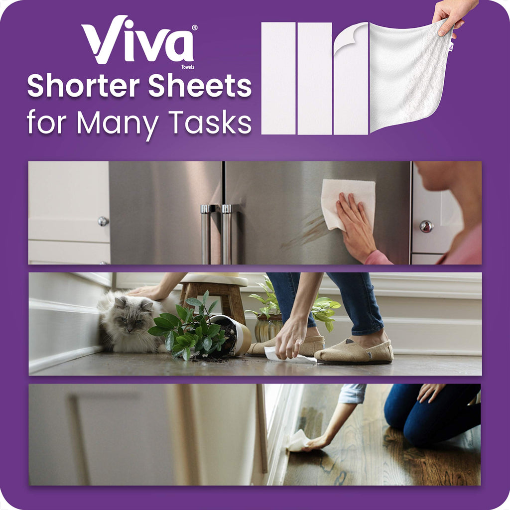 White Paper Towels, 6 Big Rolls X17589
