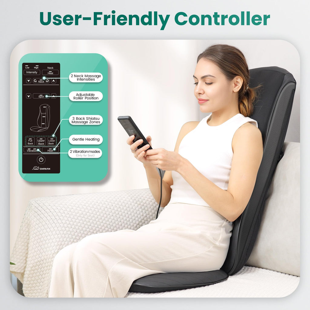 Shiatsu Neck Back Massager with Heat B40545