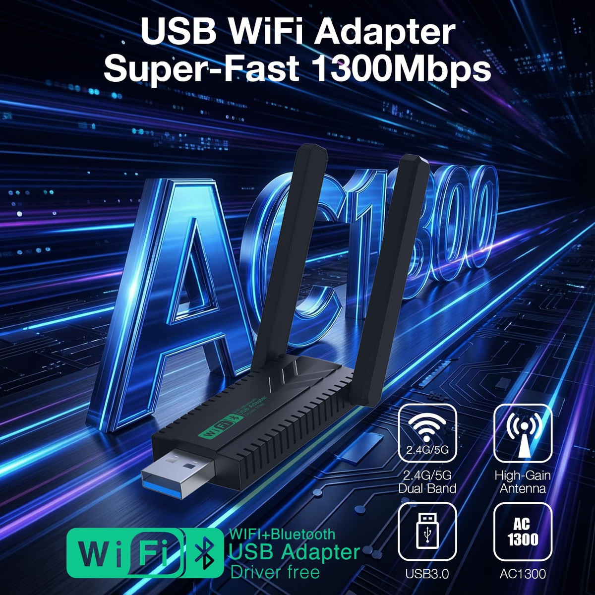 USB 3.0 WiFi 6 Adapter R35665
