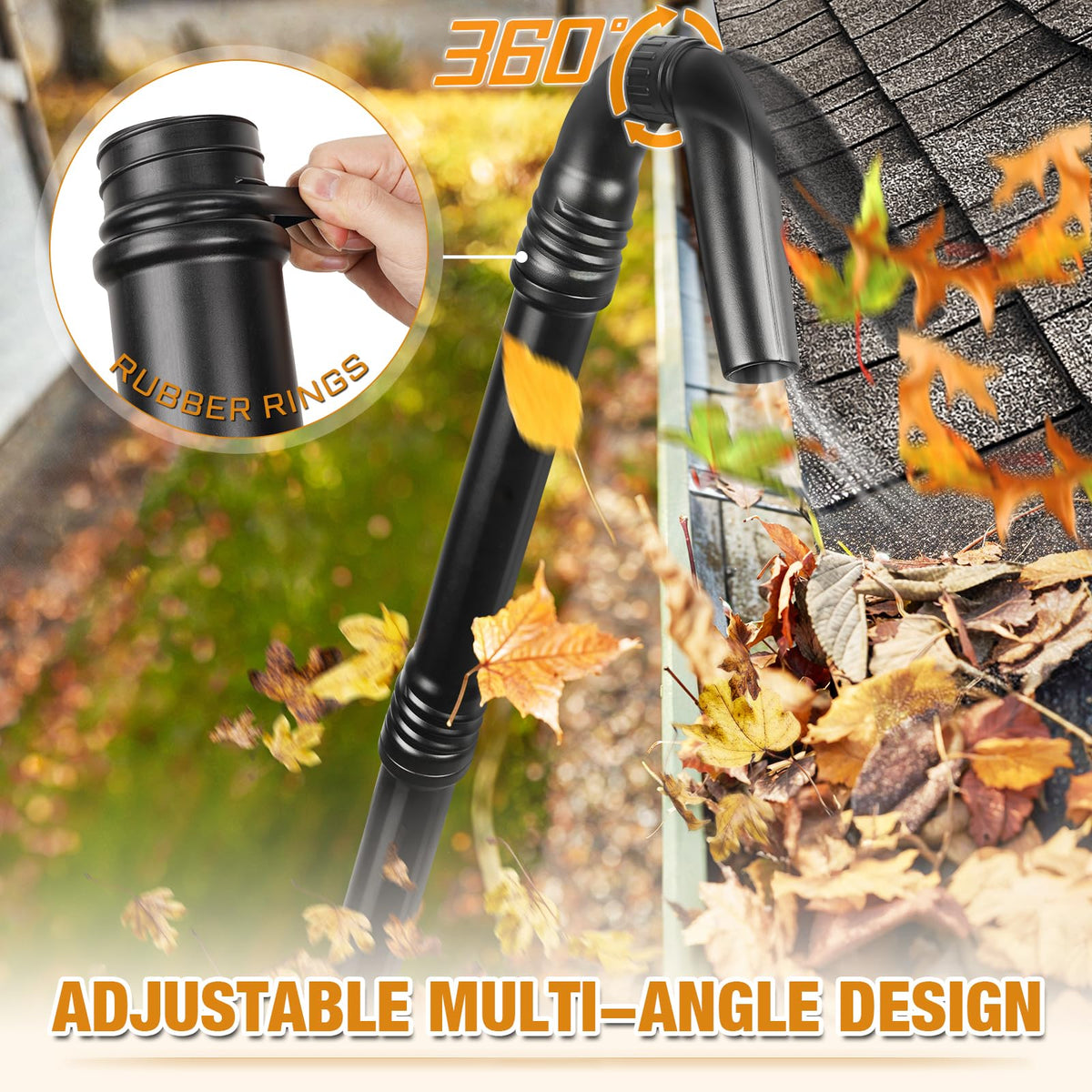 Leaf Blower Attachment with Reflector H676