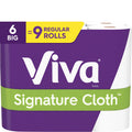 White Paper Towels, 6 Big Rolls X17589