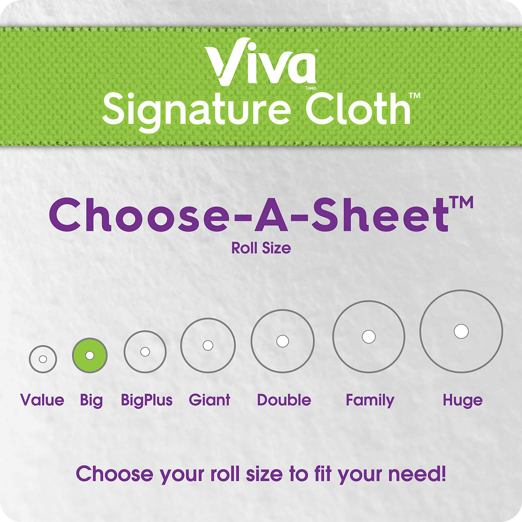 White Paper Towels, 6 Big Rolls X17589